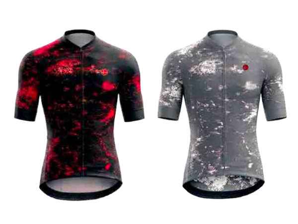 Maillot BEAT BPM Custom — Gris y Rojo/Negro